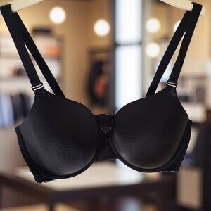 Paramour Black Lace Trim Underwire Bra – Size 38DDD Gorgeous Everyday Lift